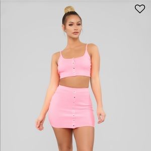 Fashion Nova Skirt Set